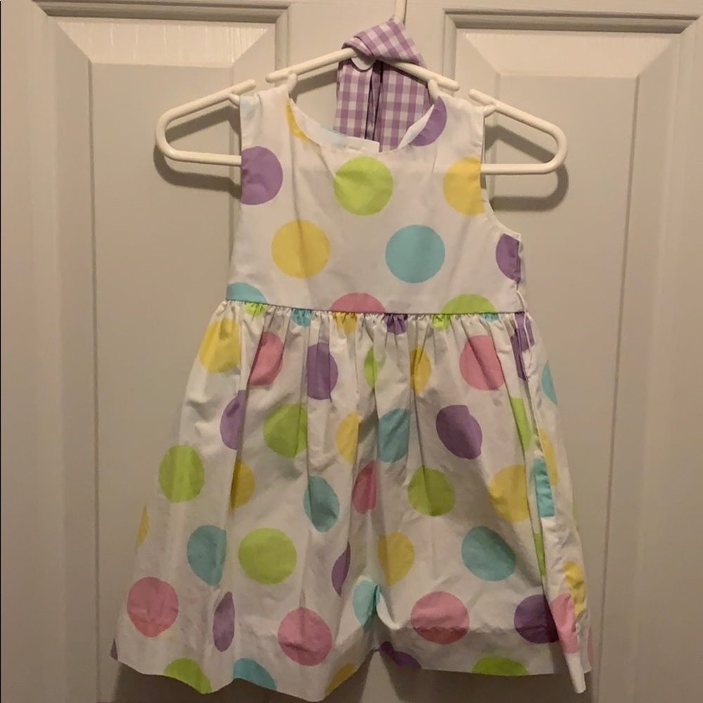 Kelly’s Kid Pastel Polka Dot Dress